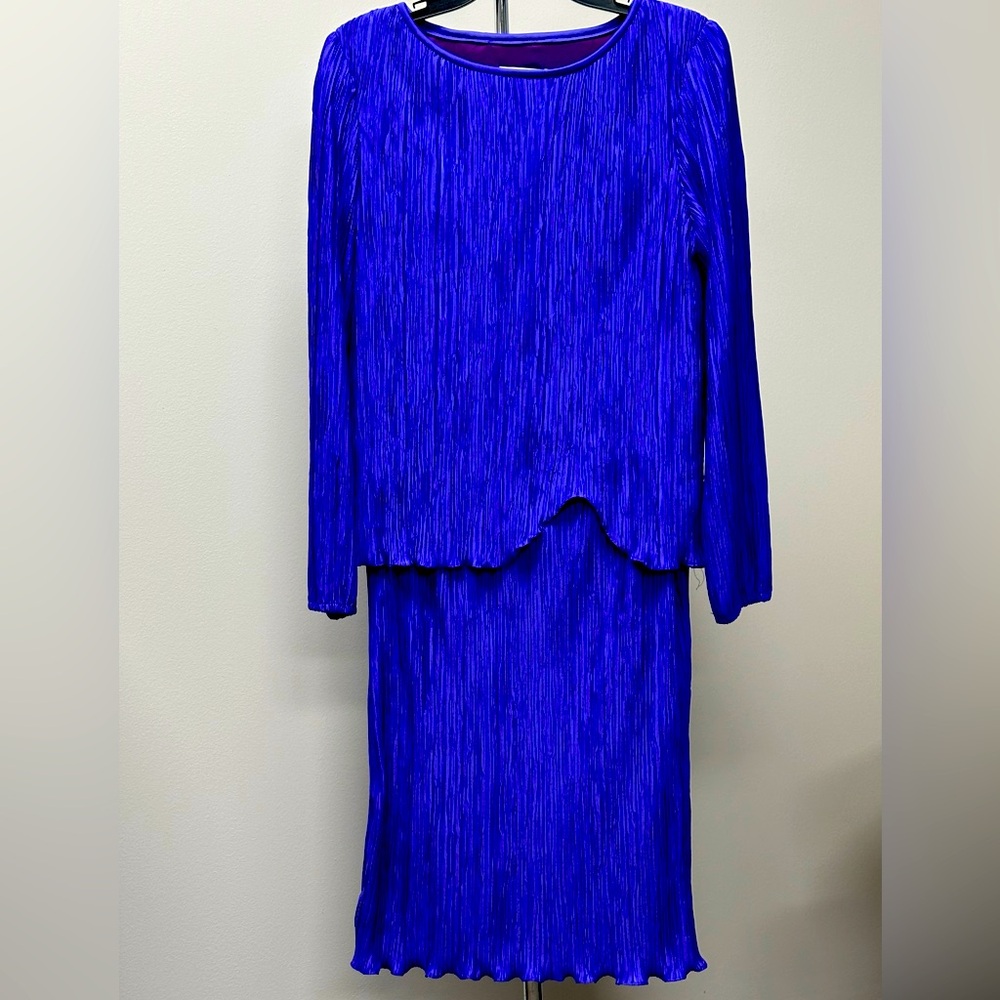Elegant Blue Maxi Dress
